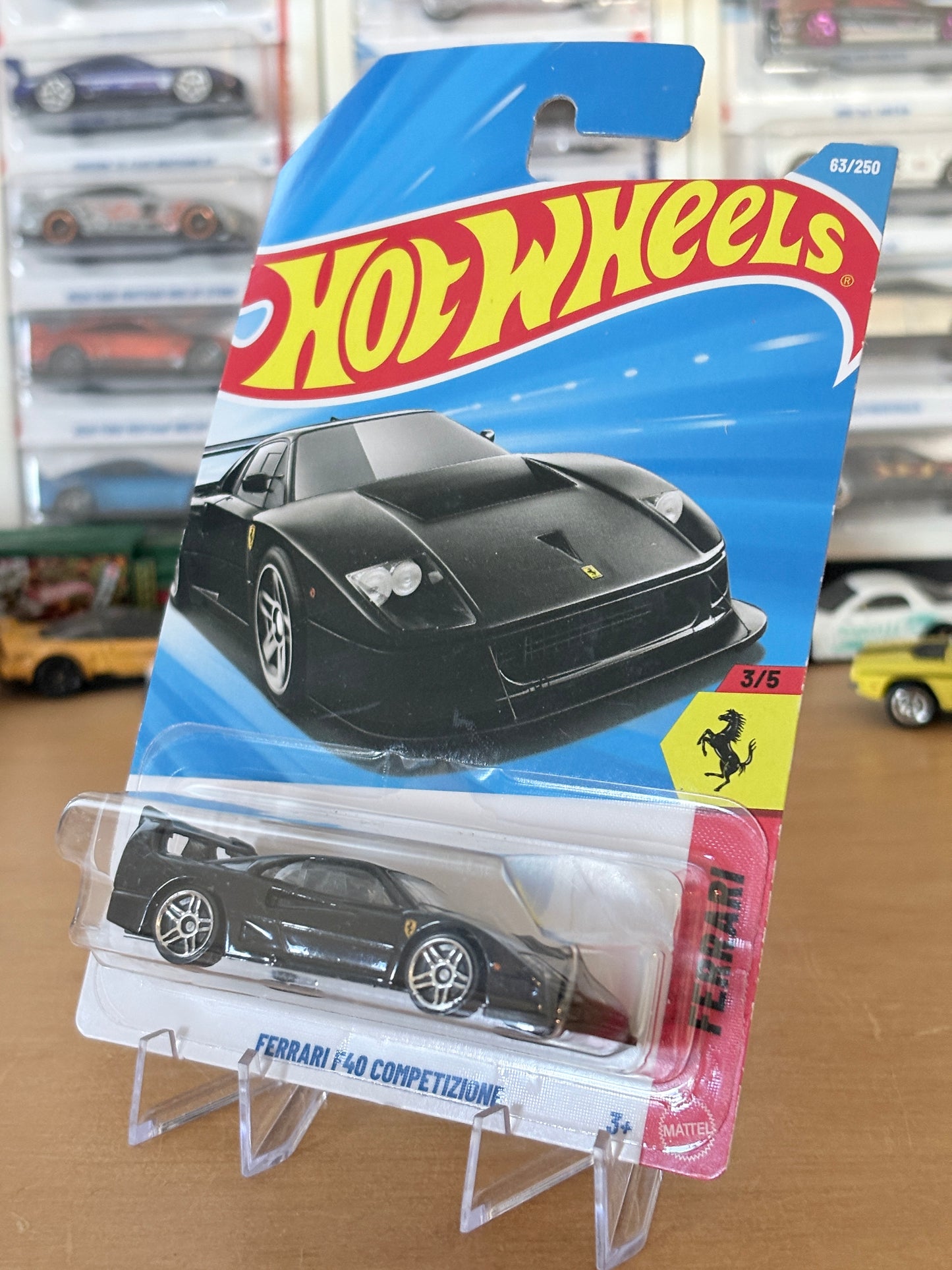 Hot Wheels Ferrari F40 Competizione | 2026 Mainline Ferrari 3/5 BLACK