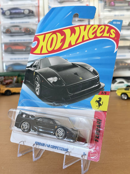 Hot Wheels Ferrari F40 Competizione | 2026 Mainline Ferrari 3/5 BLACK
