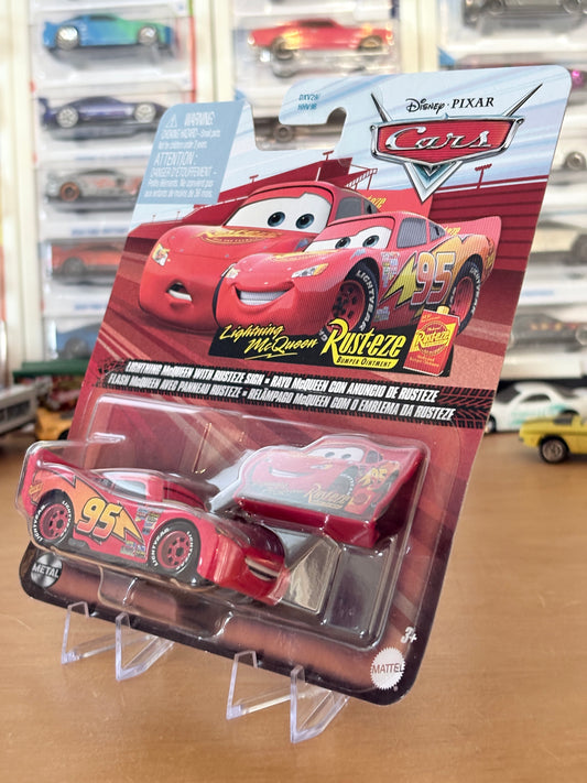 Disney Pixar Cars | Lightning McQueen with Rusteze Sign