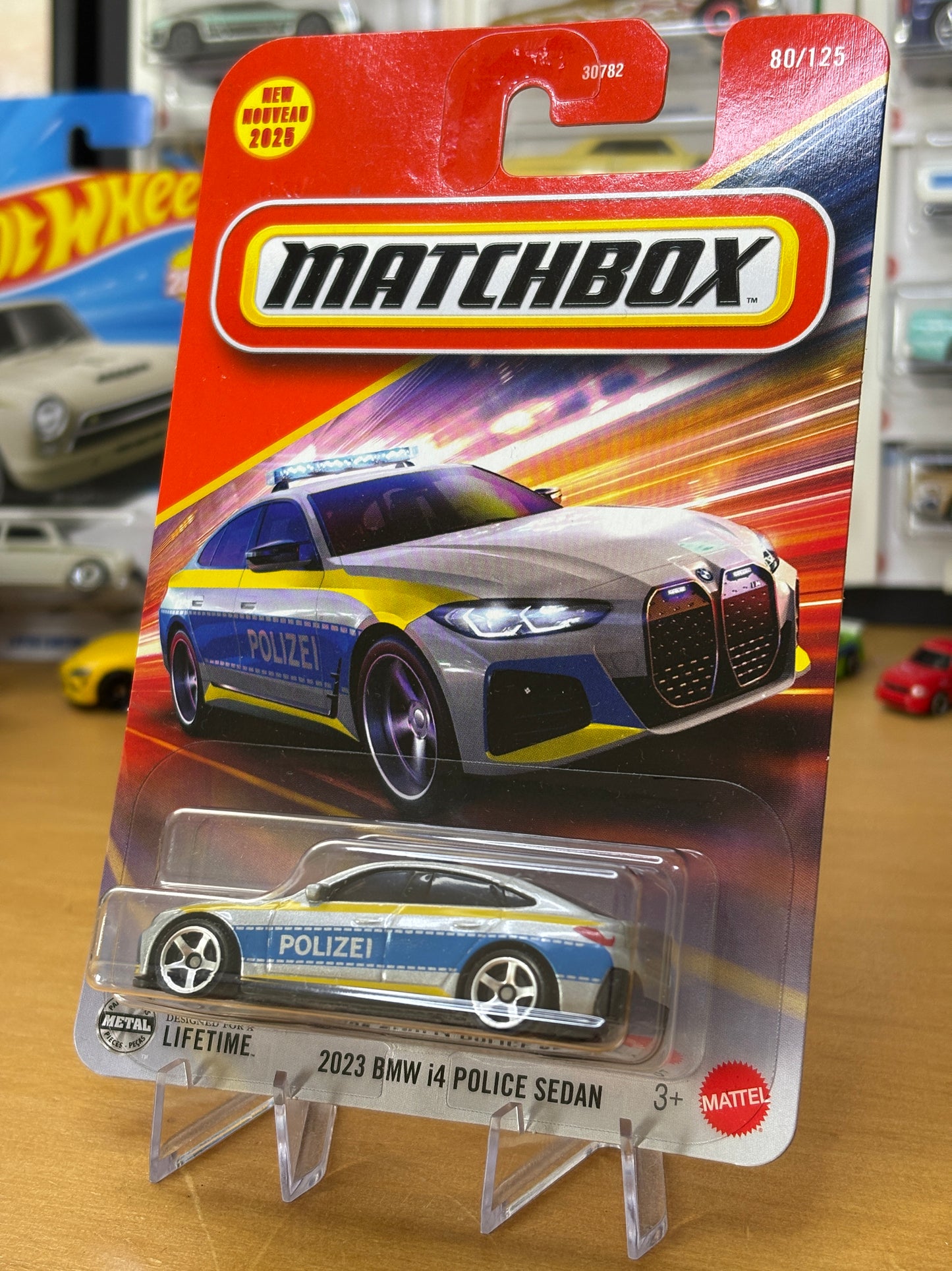 Matchbox Mainline / 2023 BMW i4 Police Sedan / 2025 80/125