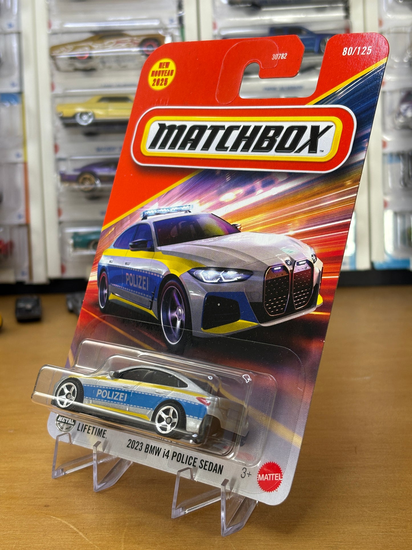 Matchbox Mainline / 2023 BMW i4 Police Sedan / 2025 80/125
