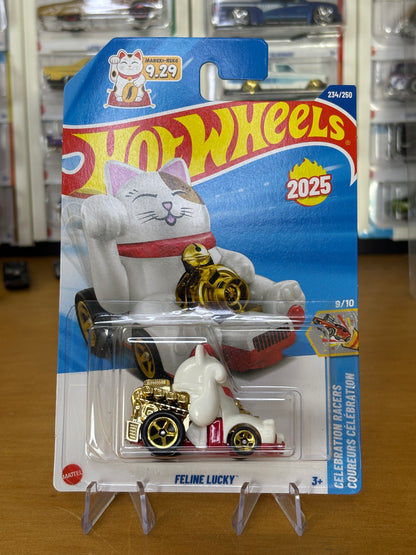 Hot Wheels Mainline / Feline Lucky / 2025 Celebration Racers 9/10