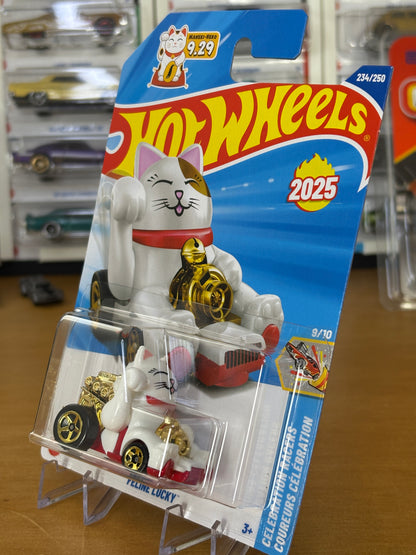 Hot Wheels Mainline / Feline Lucky / 2025 Celebration Racers 9/10