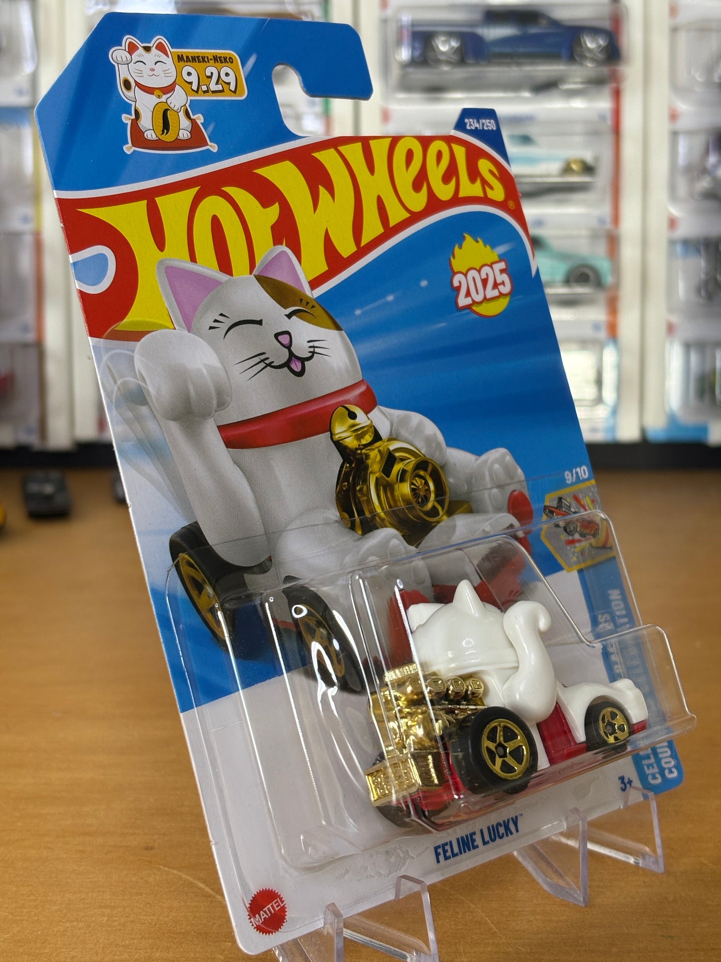 Hot Wheels Mainline / Feline Lucky / 2025 Celebration Racers 9/10