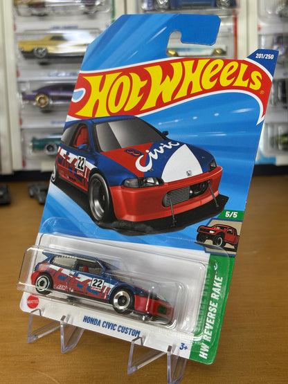 Hot Wheels Mainline / Honda Civic Custom / 2025 HW Reverse Rake 5/5