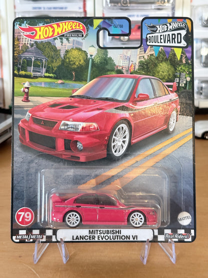 Hot Wheels Mitsubishi Lancer Evolution VI Boulevard #79 Premium Diecast