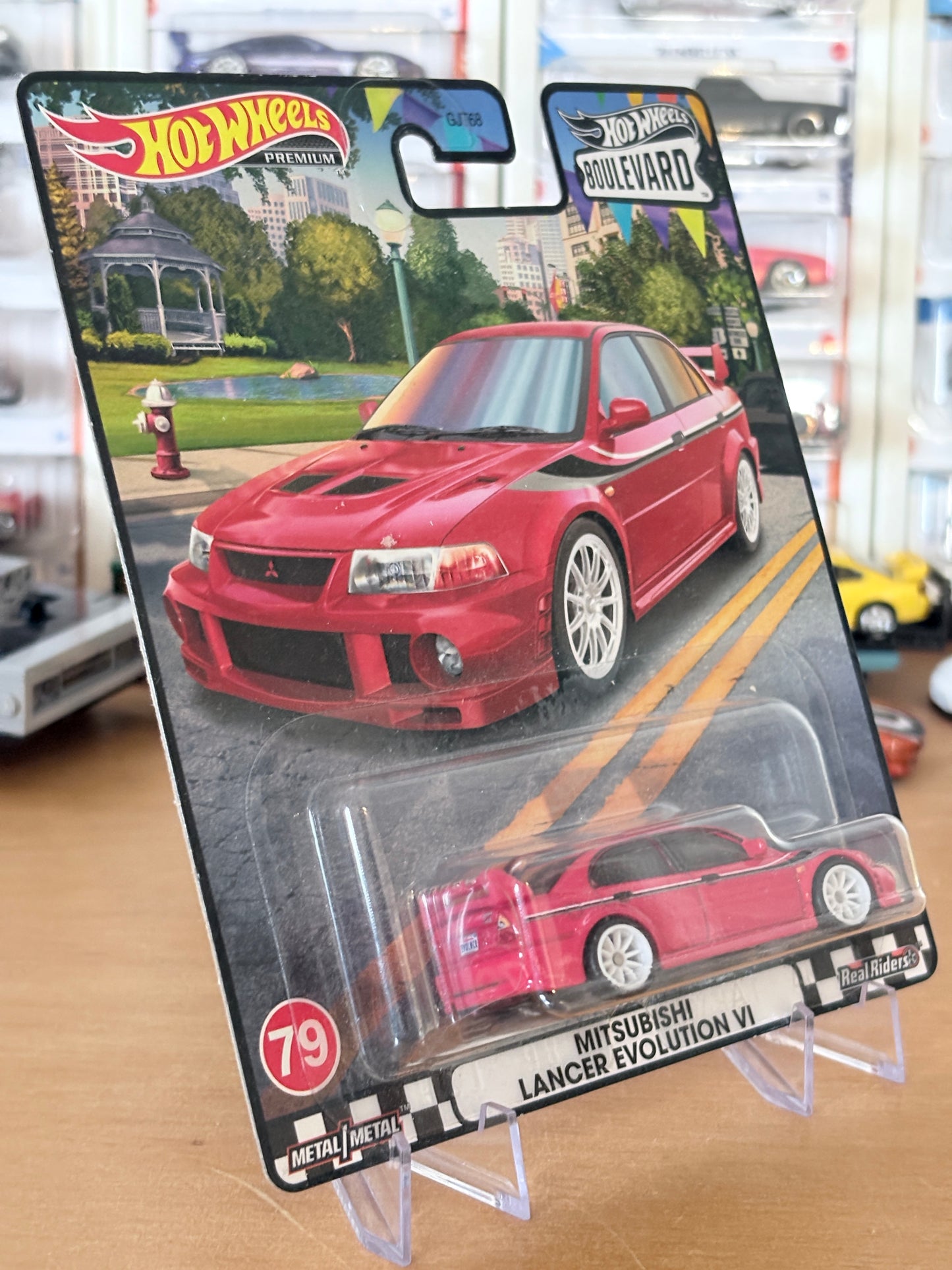 Hot Wheels Mitsubishi Lancer Evolution VI Boulevard #79 Premium Diecast