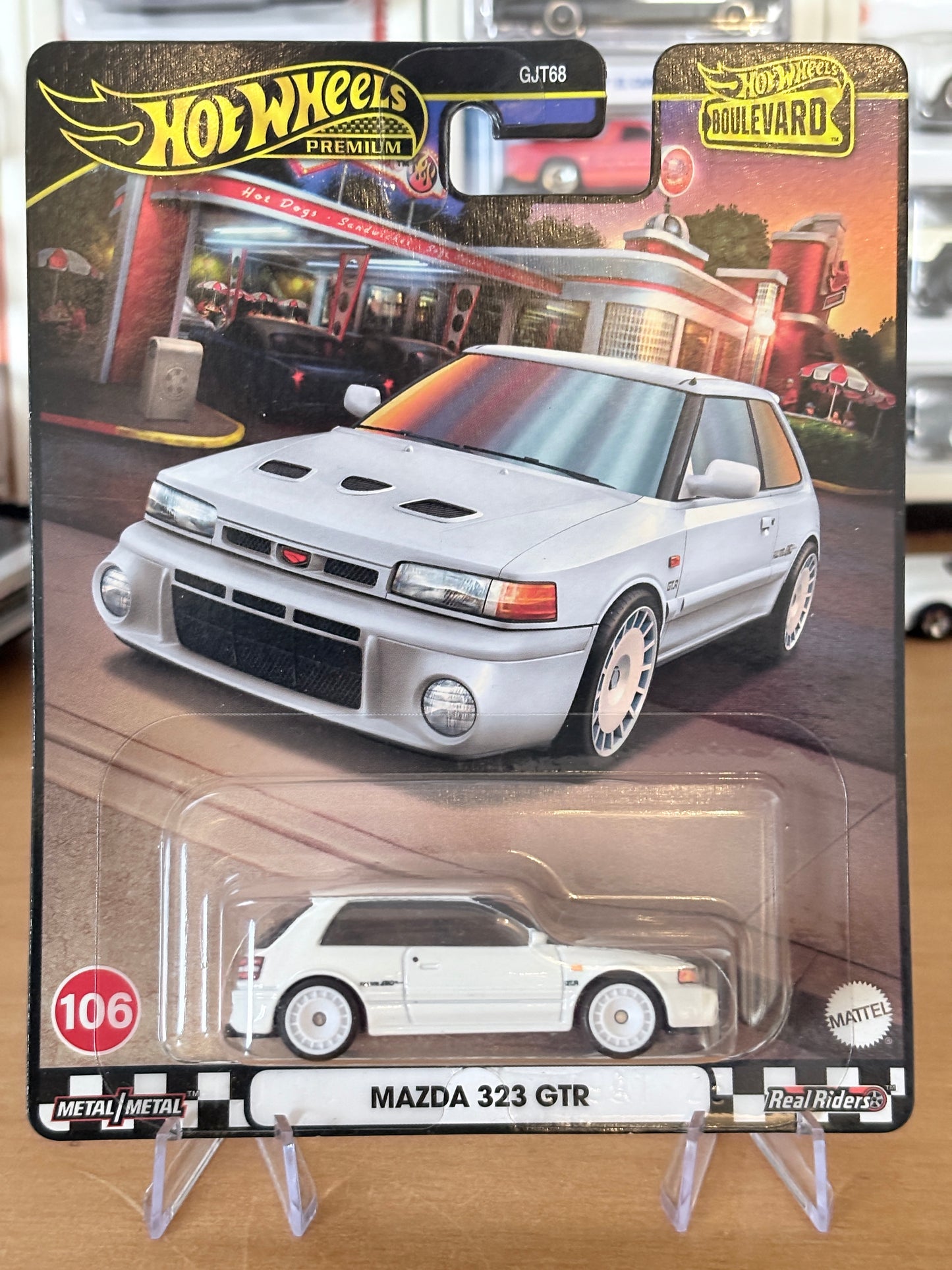 Hot Wheels Mazda 323 GTR Boulevard #106 Premium Diecast