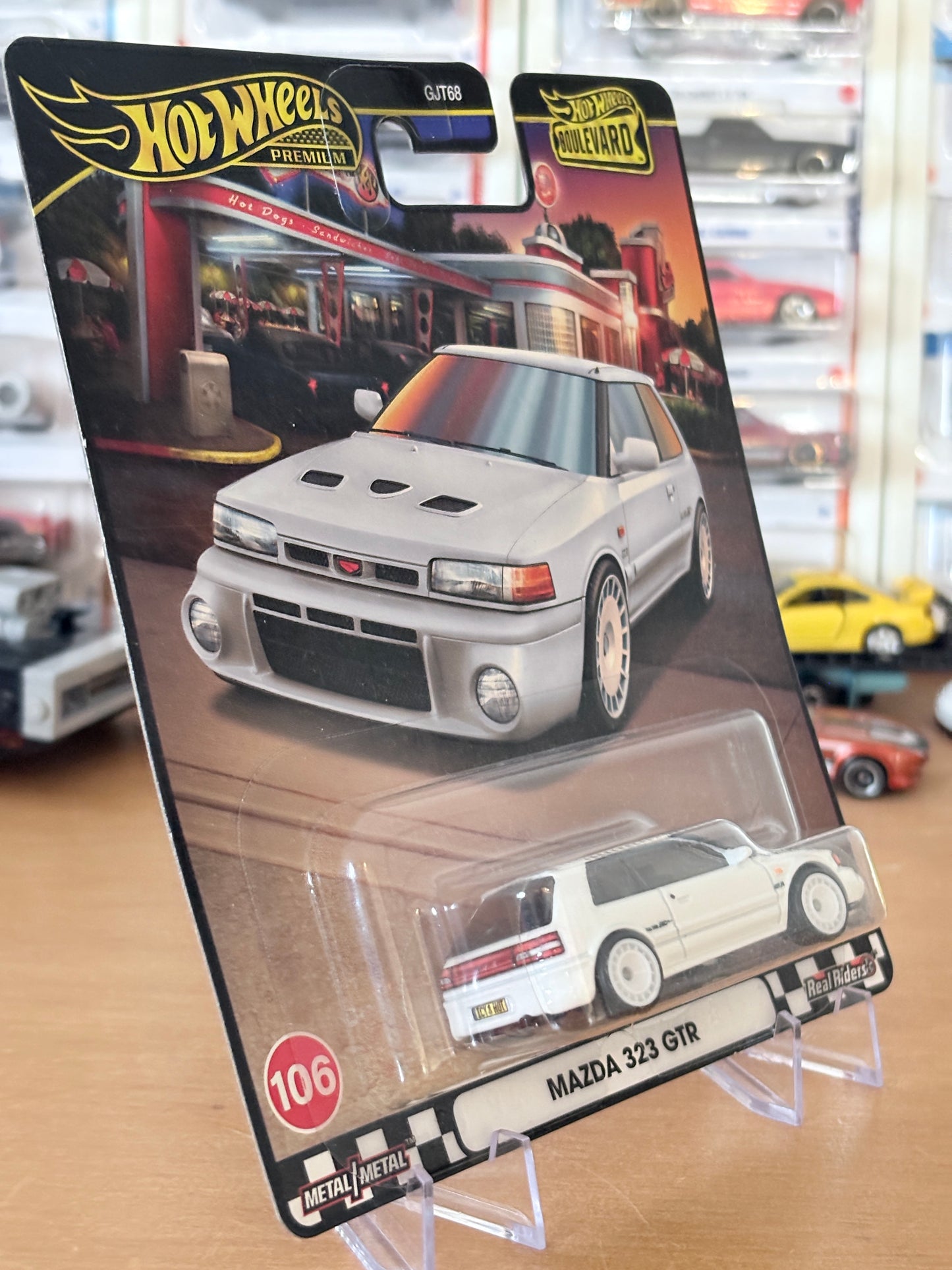 Hot Wheels Mazda 323 GTR Boulevard #106 Premium Diecast