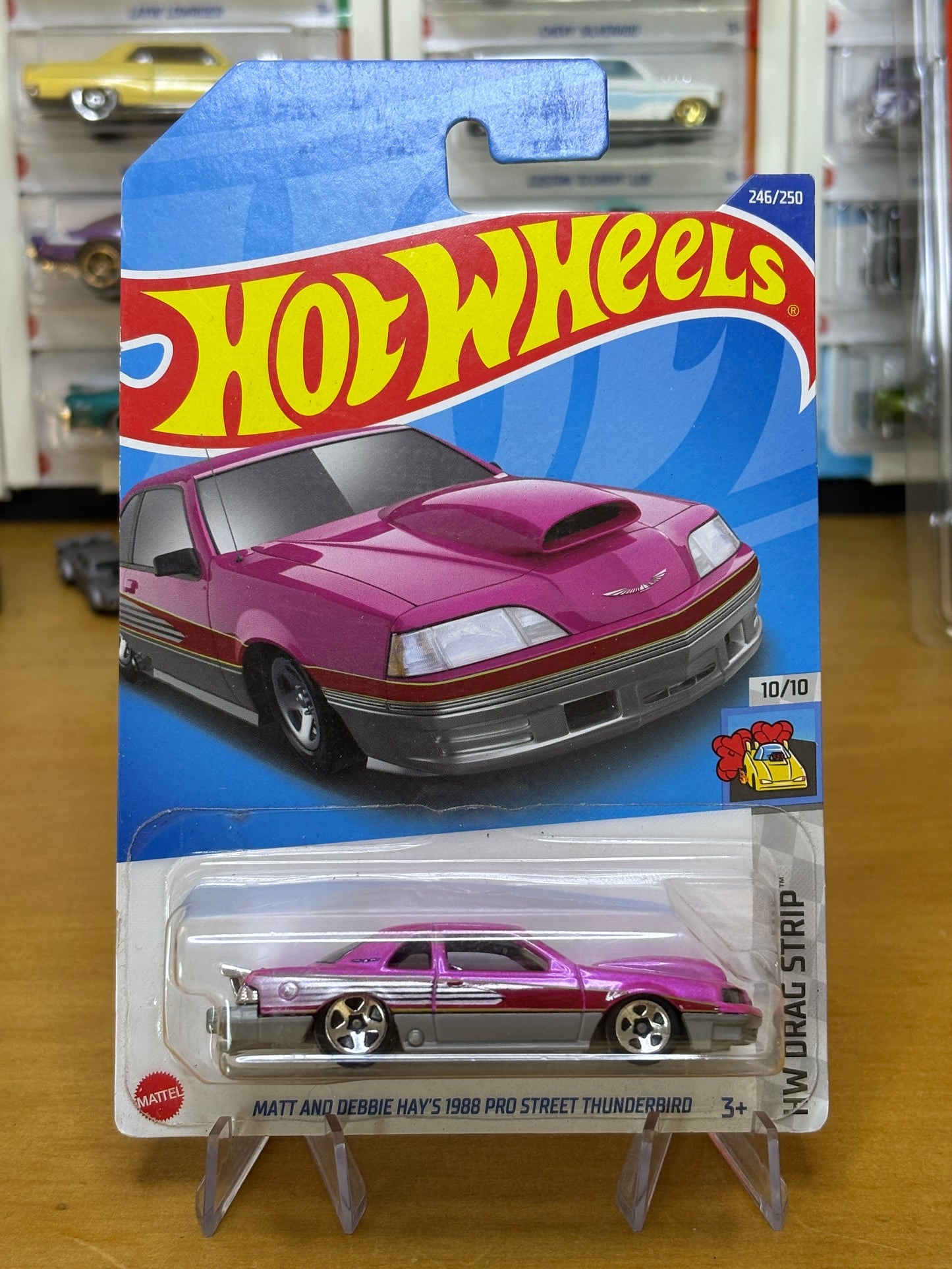 Hot Wheels Mainline / Matt and Debbie Hay's 1988 Pro Street Thunderbird / 2022 HW Drag Strip