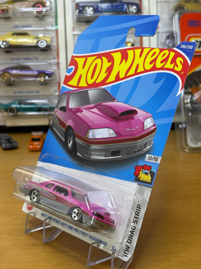 Hot Wheels Mainline / Matt and Debbie Hay's 1988 Pro Street Thunderbird / 2022 HW Drag Strip