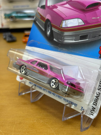 Hot Wheels Mainline / Matt and Debbie Hay's 1988 Pro Street Thunderbird / 2022 HW Drag Strip