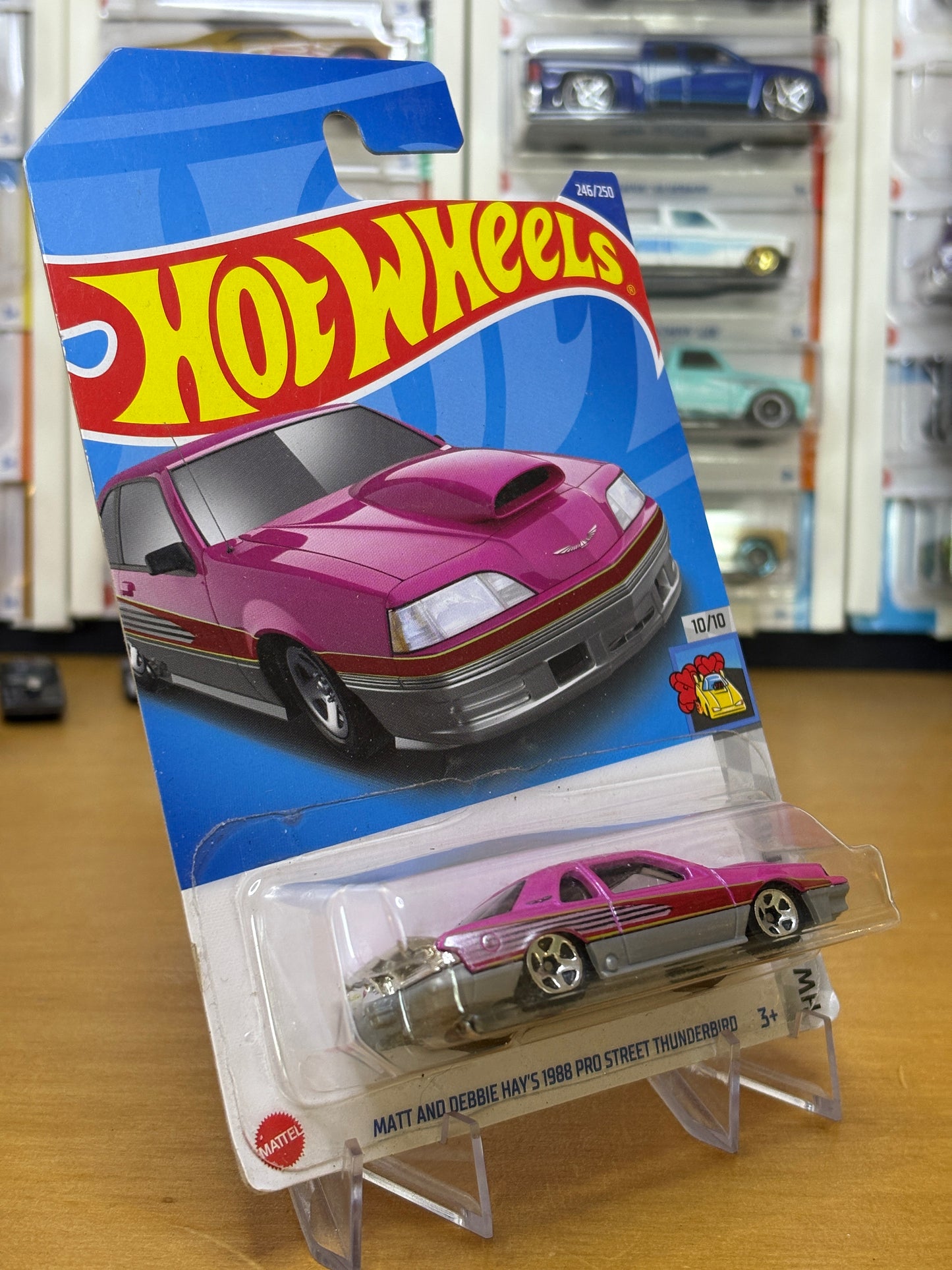 Hot Wheels Mainline / Matt and Debbie Hay's 1988 Pro Street Thunderbird / 2022 HW Drag Strip