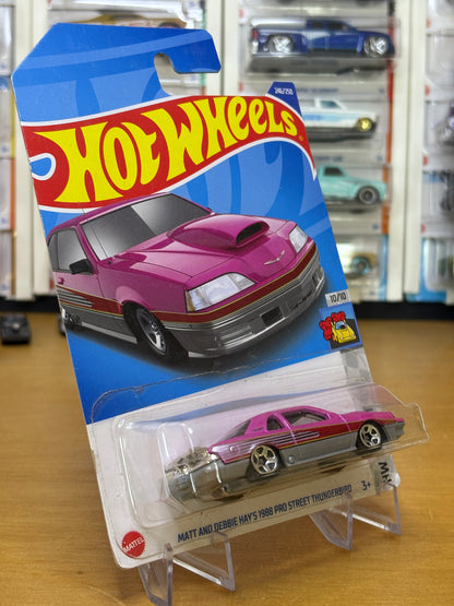 Hot Wheels Mainline / Matt and Debbie Hay's 1988 Pro Street Thunderbird / 2022 HW Drag Strip