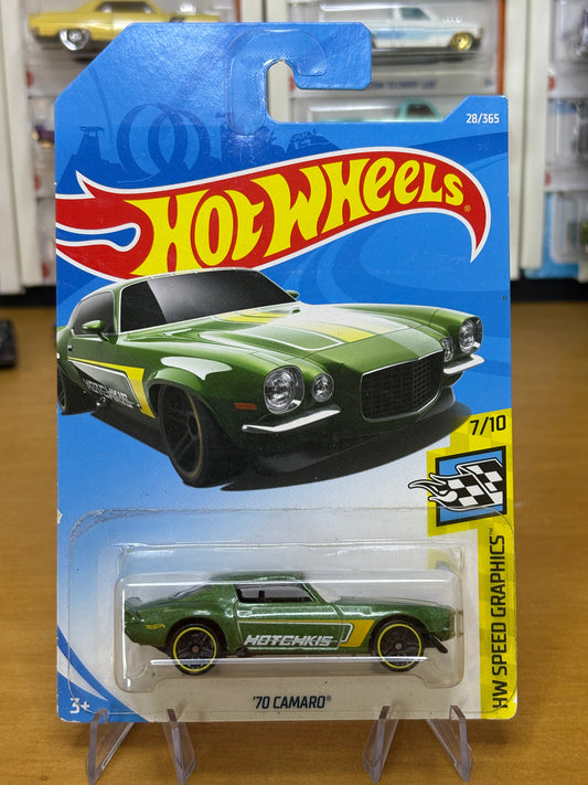 Hot Wheels Mainline / '70 Camaro / 2018 HW Speed Graphics