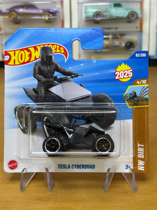 Hot Wheels Mainline / Tesla Cyberquad / 2025 HW Dirt 4/10 Short Card