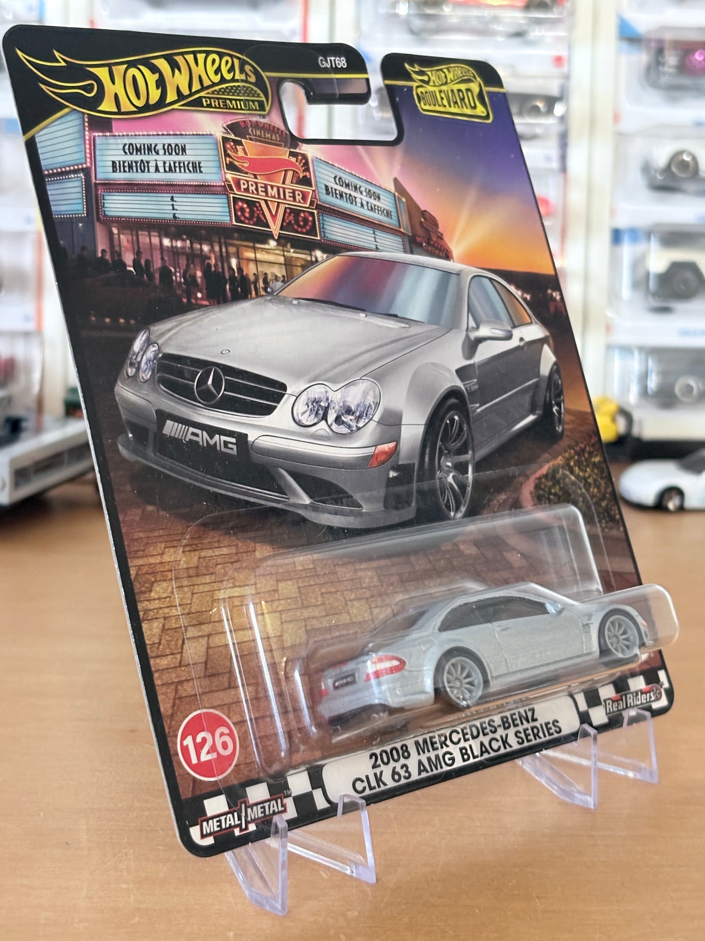 Hot Wheels Mercedes-Benz CLK 63 AMG Black Series Boulevard #126 Premium Diecast