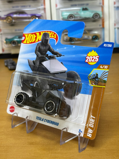 Hot Wheels Mainline / Tesla Cyberquad / 2025 HW Dirt 4/10 Short Card