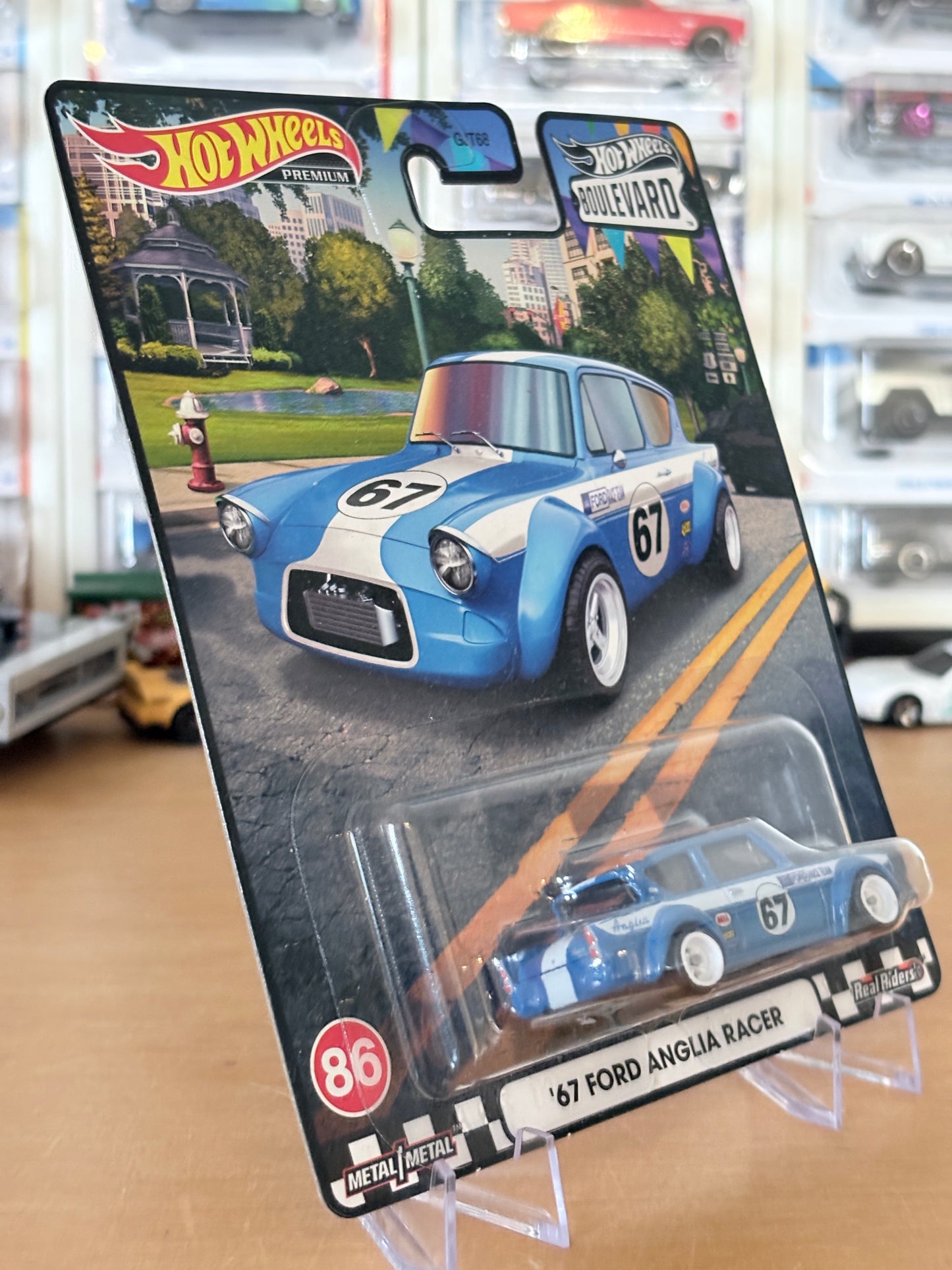 Hot Wheels '67 Ford Anglia Racer Boulevard #86 Premium Diecast