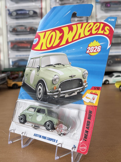 Hot Wheels Austin Mini Cooper S | 2026 Then and Now 1/10 Mainline