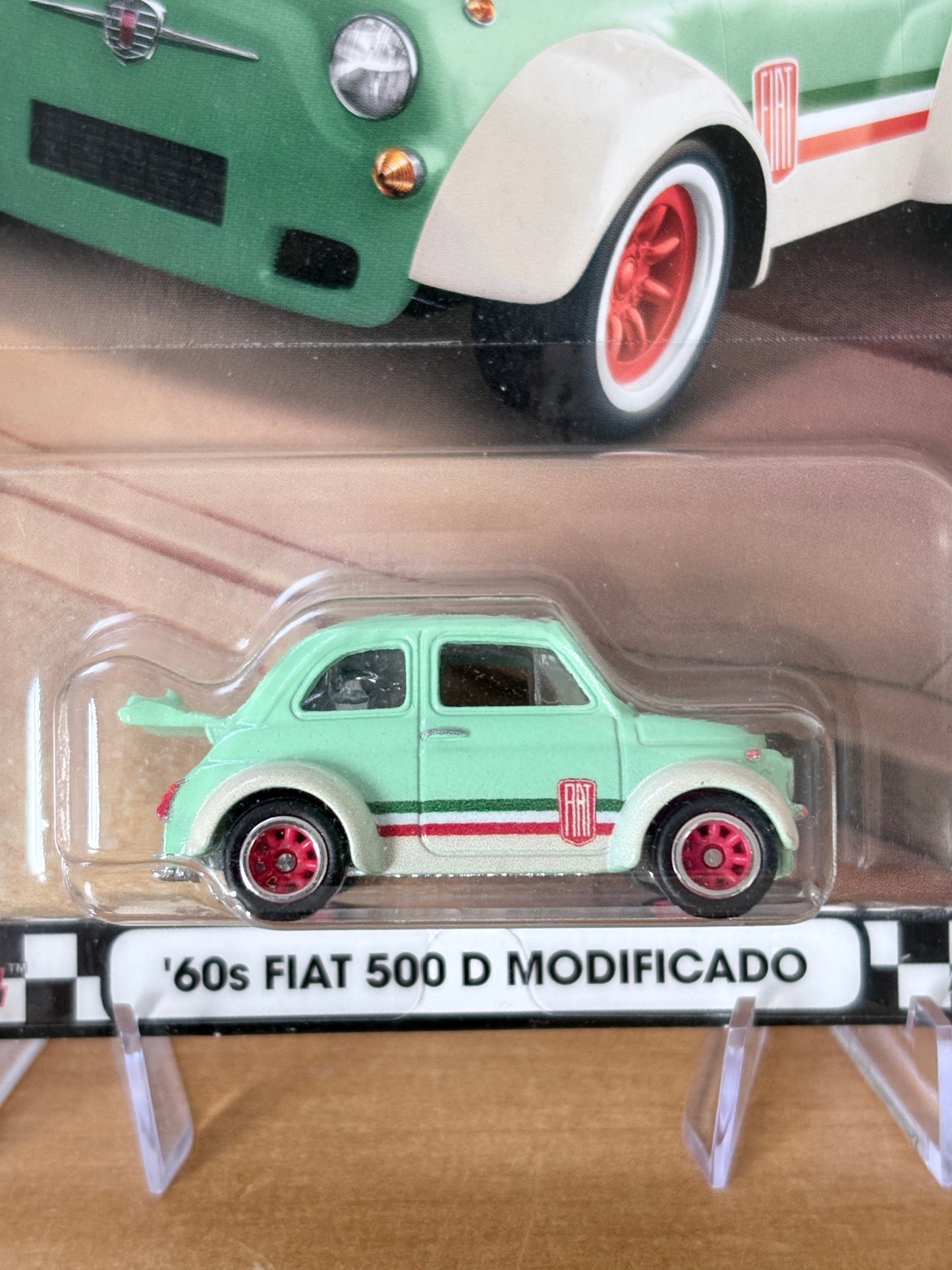 Hot Wheels '60s Fiat 500 D Modificado Boulevard #97 Premium Diecast