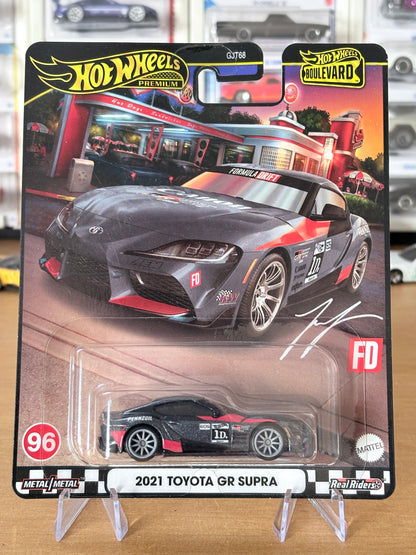 Hot Wheels 2021 Toyota GR Supra #96 Premium Diecast