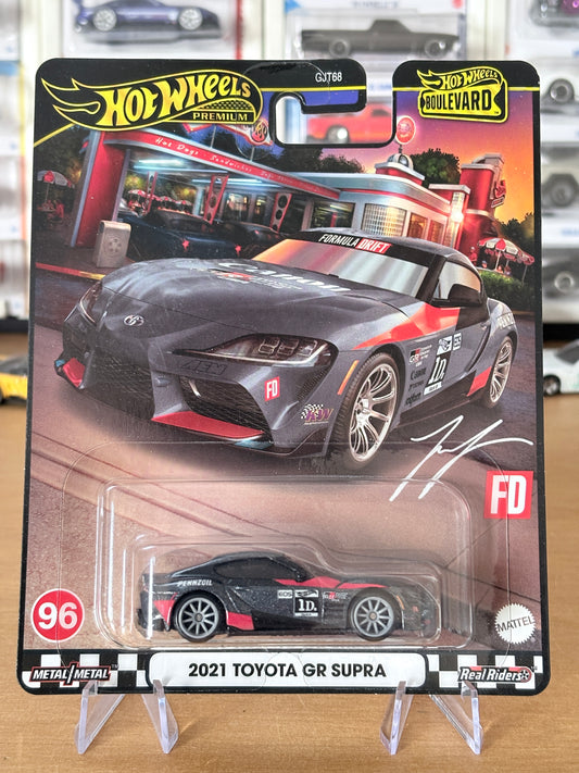 Hot Wheels 2021 Toyota GR Supra #96 Premium Diecast