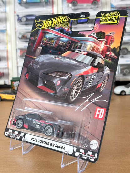 Hot Wheels 2021 Toyota GR Supra #96 Premium Diecast