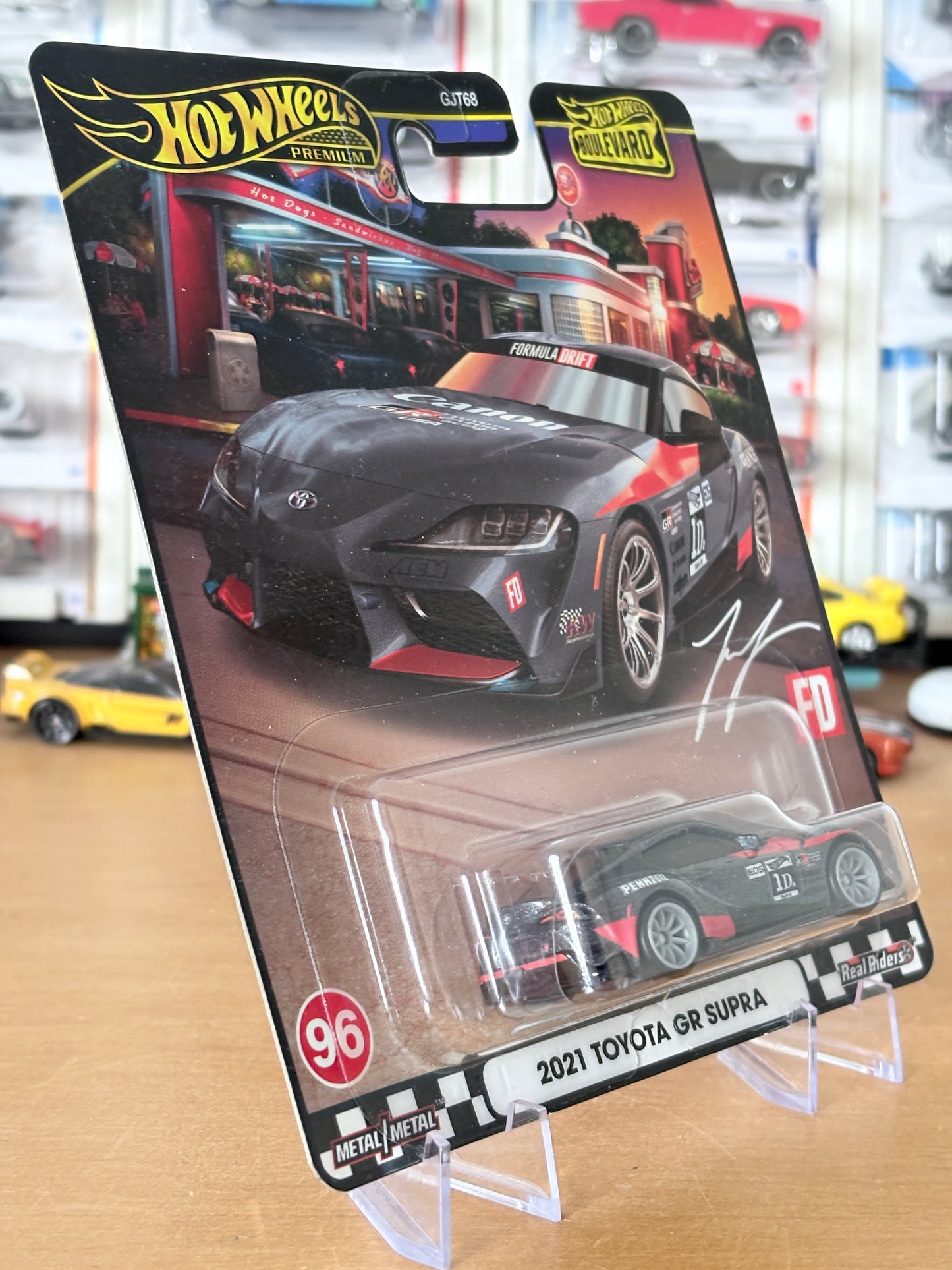 Hot Wheels 2021 Toyota GR Supra #96 Premium Diecast