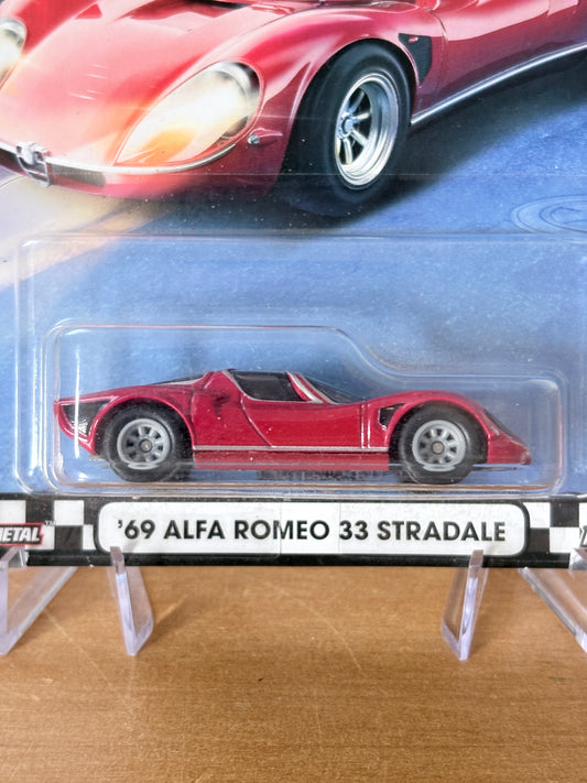 Hot Wheels '69 Alfa Romeo 33 Stredale Boulevard #19 Premium Diecast