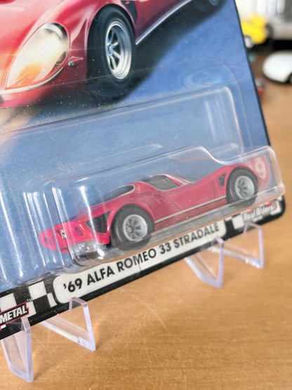 Hot Wheels '69 Alfa Romeo 33 Stredale Boulevard #19 Premium Diecast