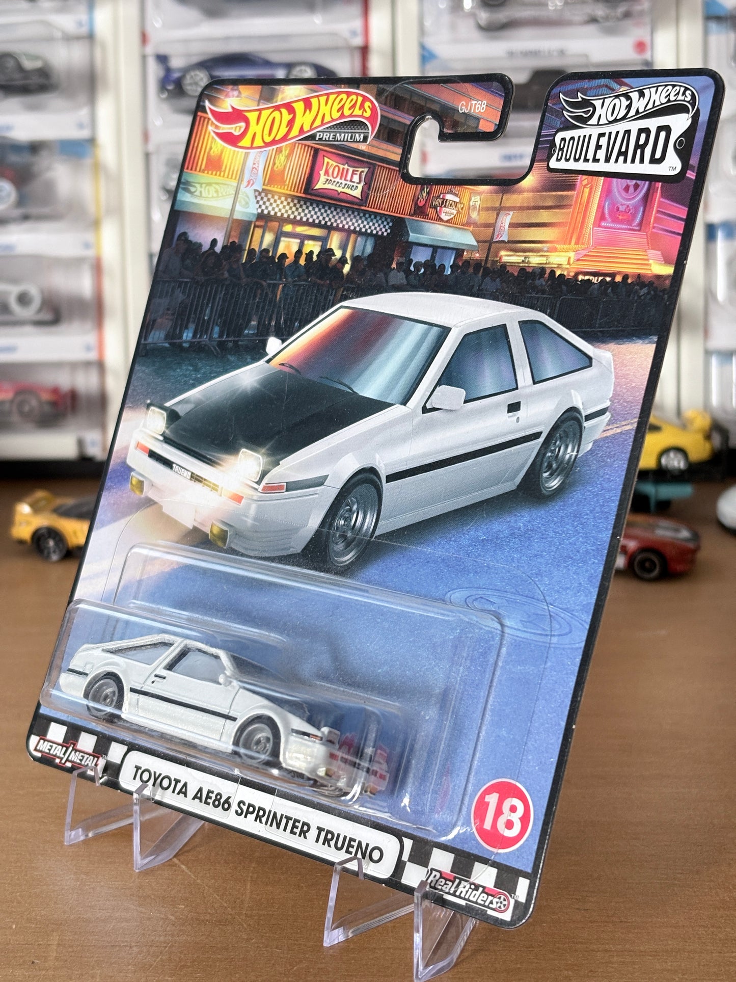 Hot Wheels Toyota AE86 Sprinter Trueno Boulevard #18 Premium Diecast