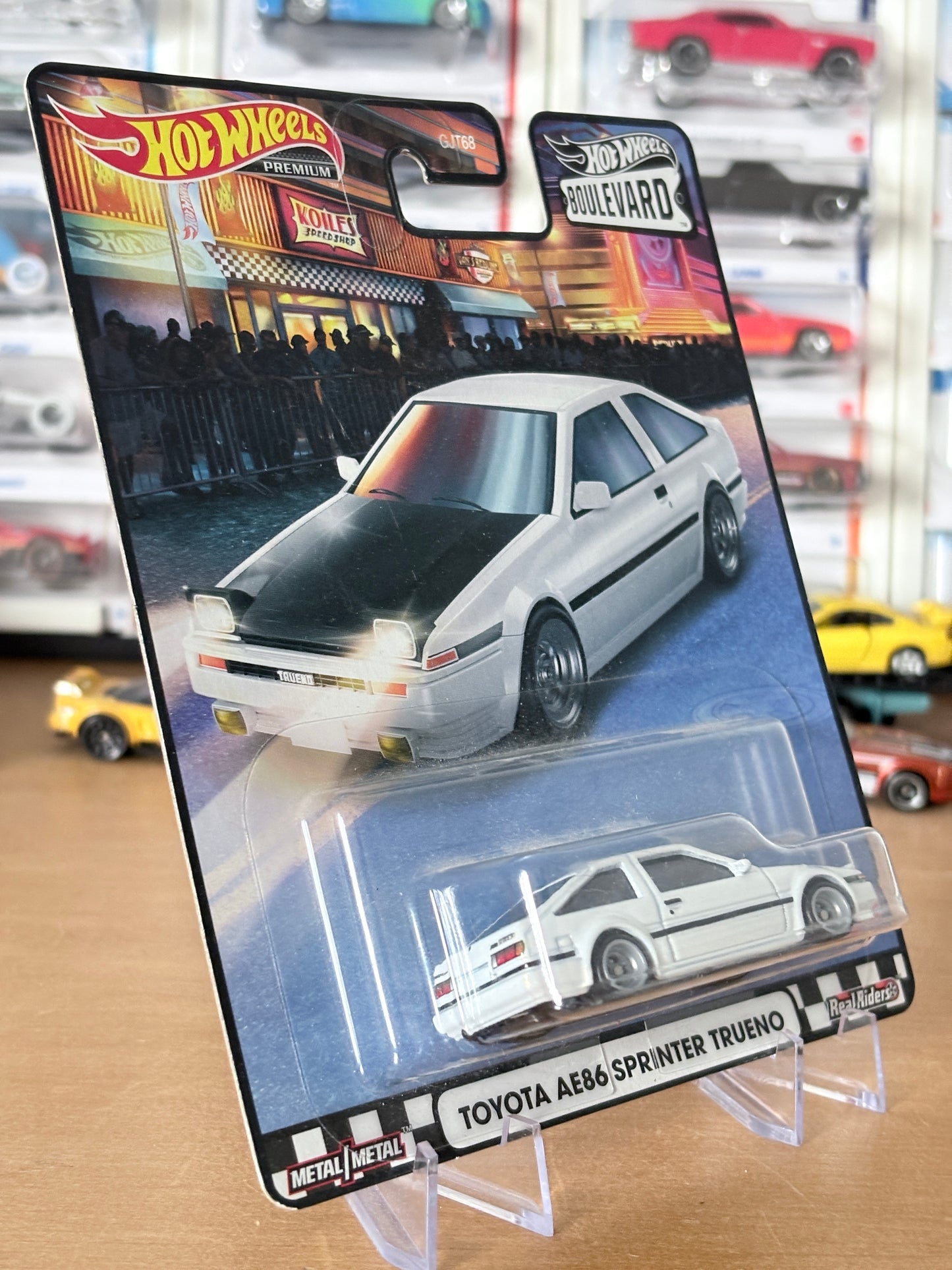 Hot Wheels Toyota AE86 Sprinter Trueno Boulevard #18 Premium Diecast