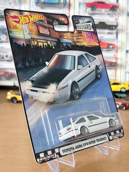 Hot Wheels Toyota AE86 Sprinter Trueno Boulevard #18 Premium Diecast