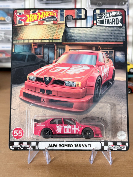 Hot Wheels Alfa Romeo 155 V6 Ti Boulevard #55 Premium Diecast