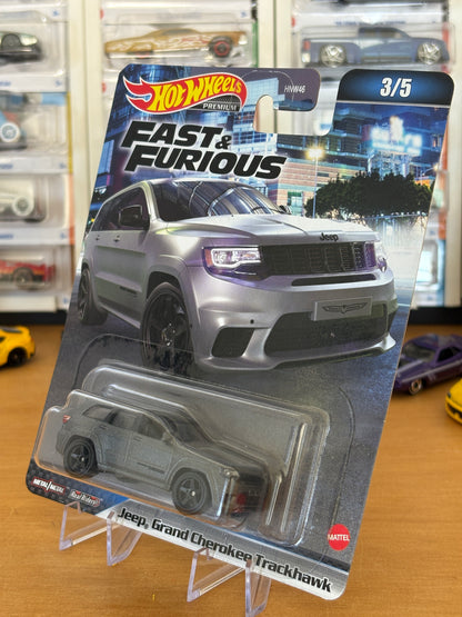 Hot Wheels Premium / Jeep Grand Cherokee Trackhawk / 2022 HW Fast & Furious 3/5