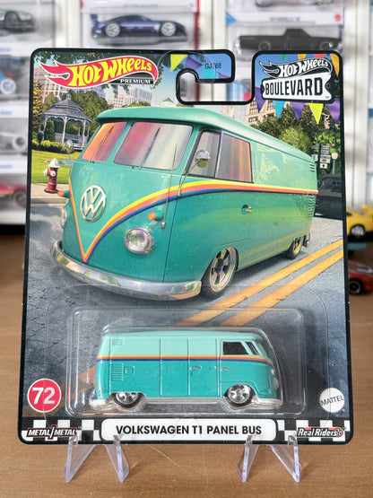 Hot Wheels Volkswagen T1 Panel Bus Boulevard #72 Premium Diecast