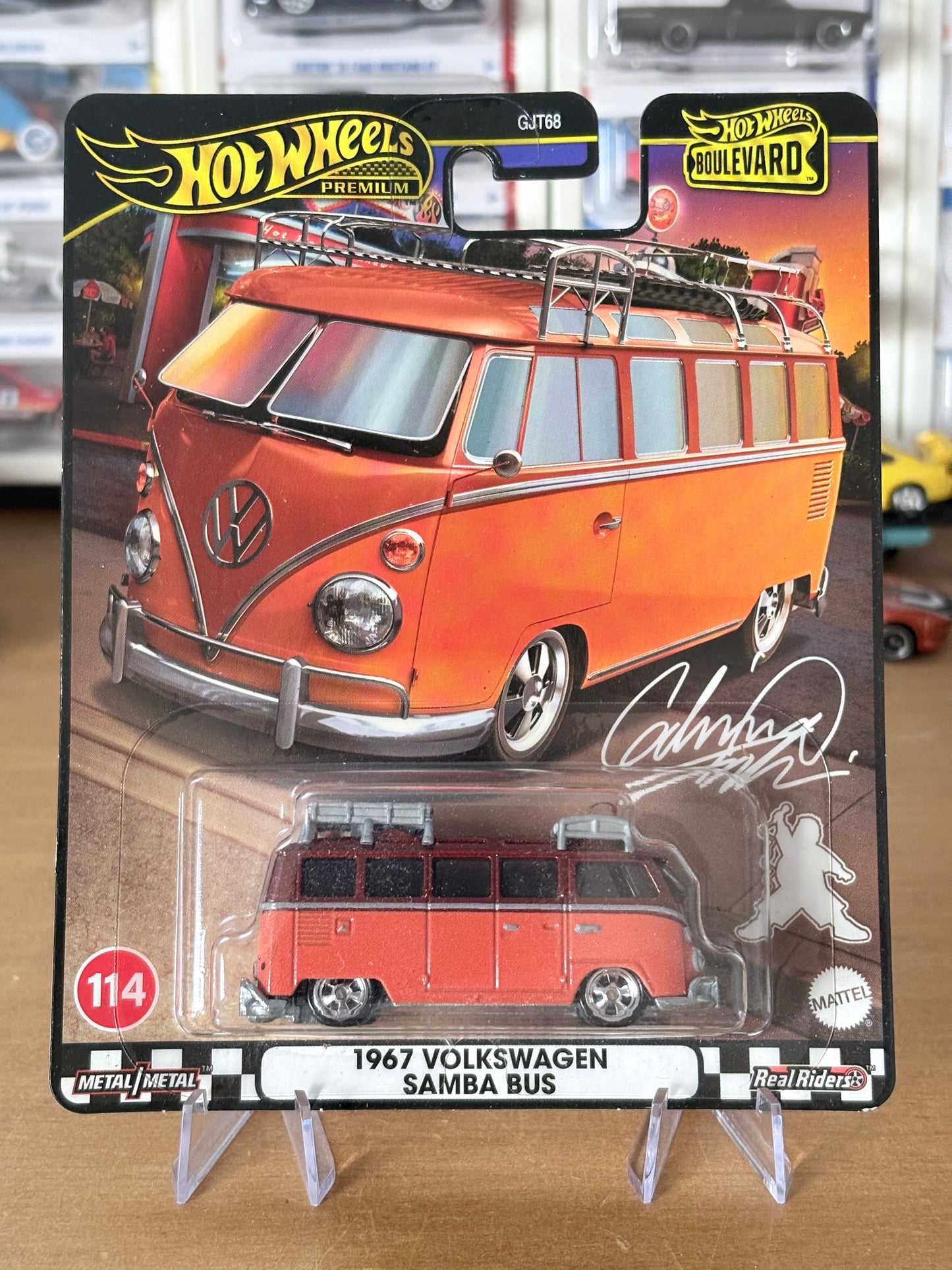 Hot Wheels 1967 Volkswagen Samba Bus Boulevard #114 Premium Diecast