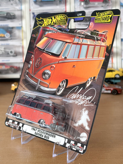 Hot Wheels 1967 Volkswagen Samba Bus Boulevard #114 Premium Diecast