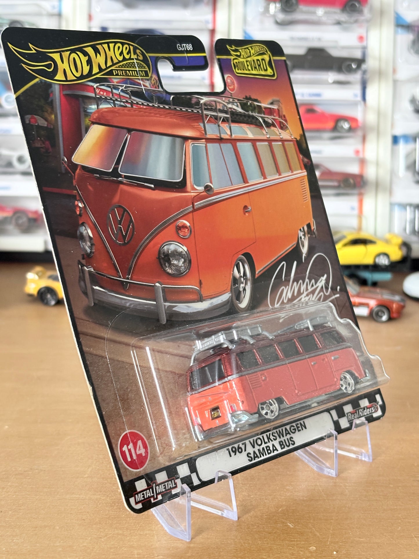 Hot Wheels 1967 Volkswagen Samba Bus Boulevard #114 Premium Diecast
