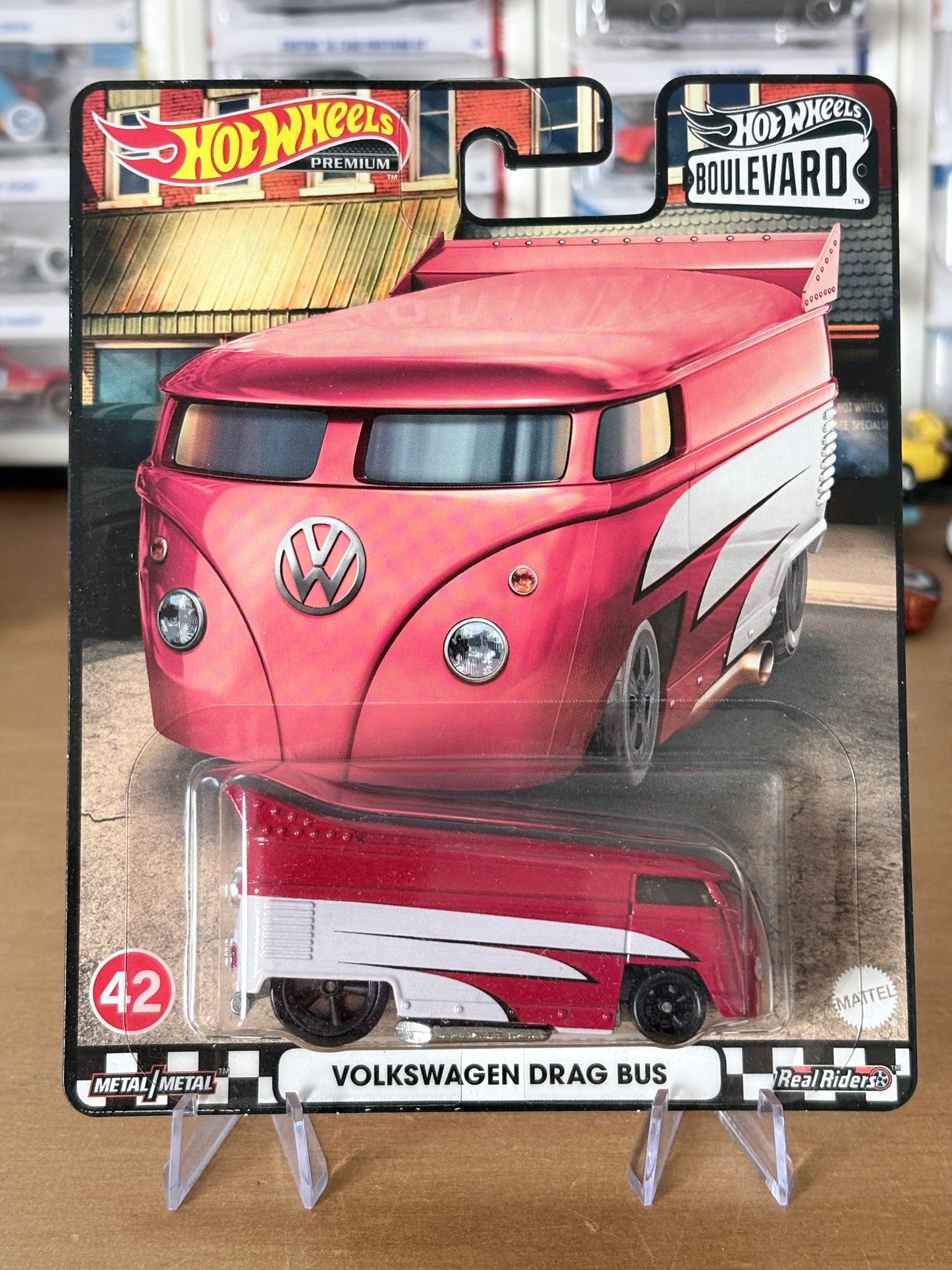 Hot Wheels Volkswagen Drag Bus Boulevard #42 Premium Diecast