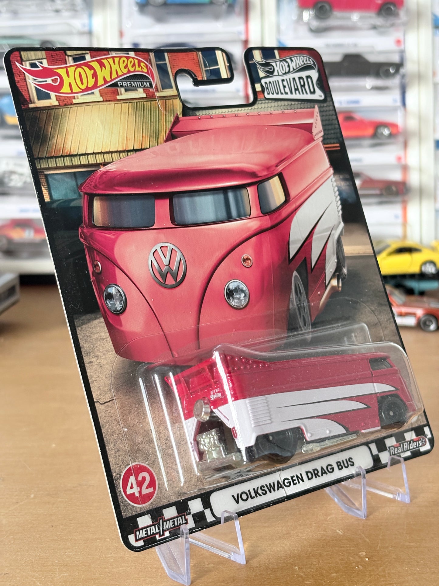Hot Wheels Volkswagen Drag Bus Boulevard #42 Premium Diecast
