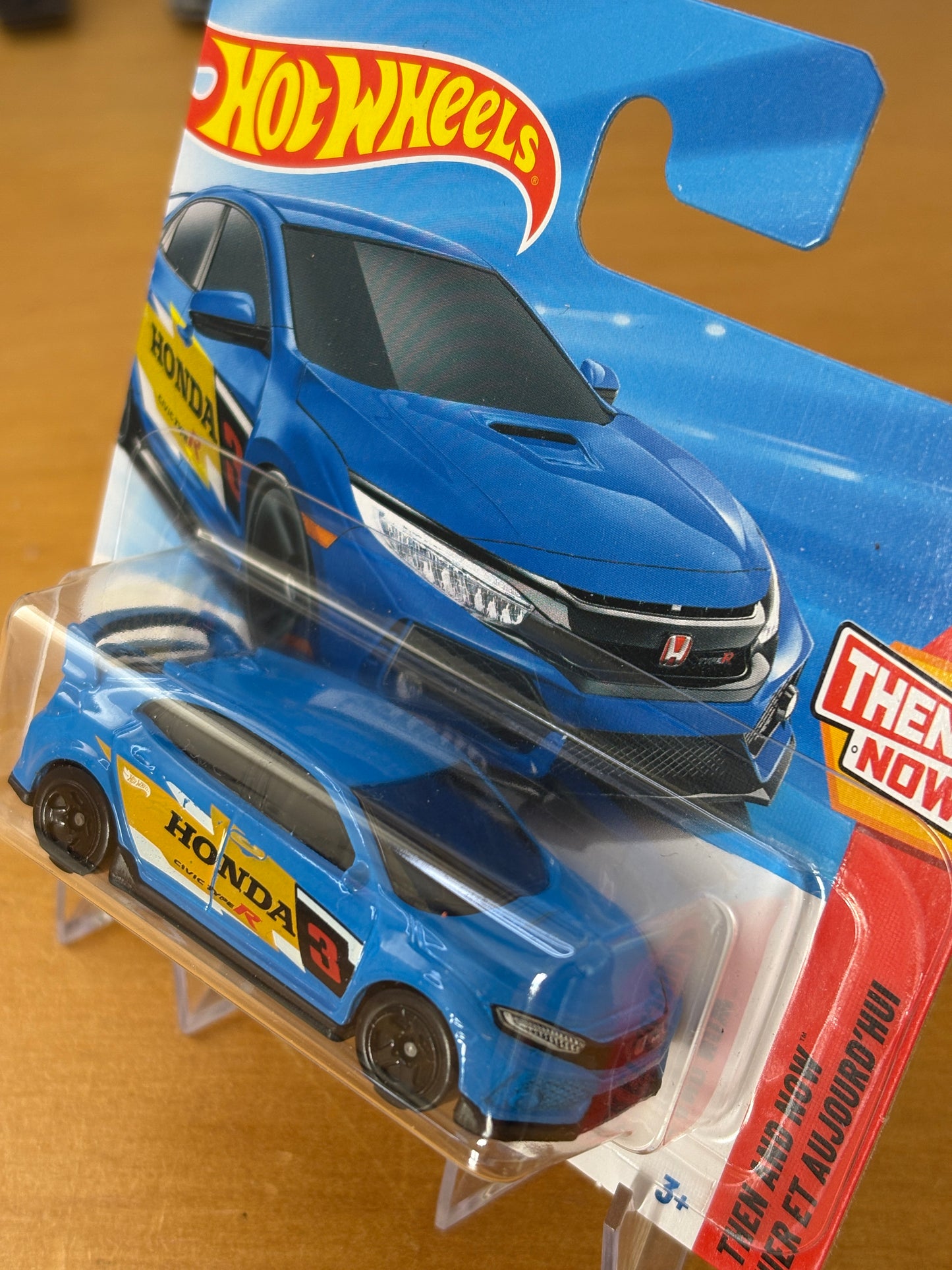 Hot Wheels Mainline / 2018 Honda Civic Type R / 2025 Then And Now 3/10 (Short Card)