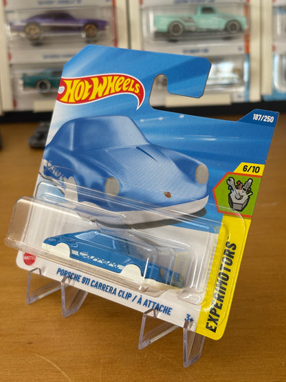 Hot Wheels Mainline / Porsche 911 Carrera Clip / 2025 HW: Experimotors 6/10 Short Card
