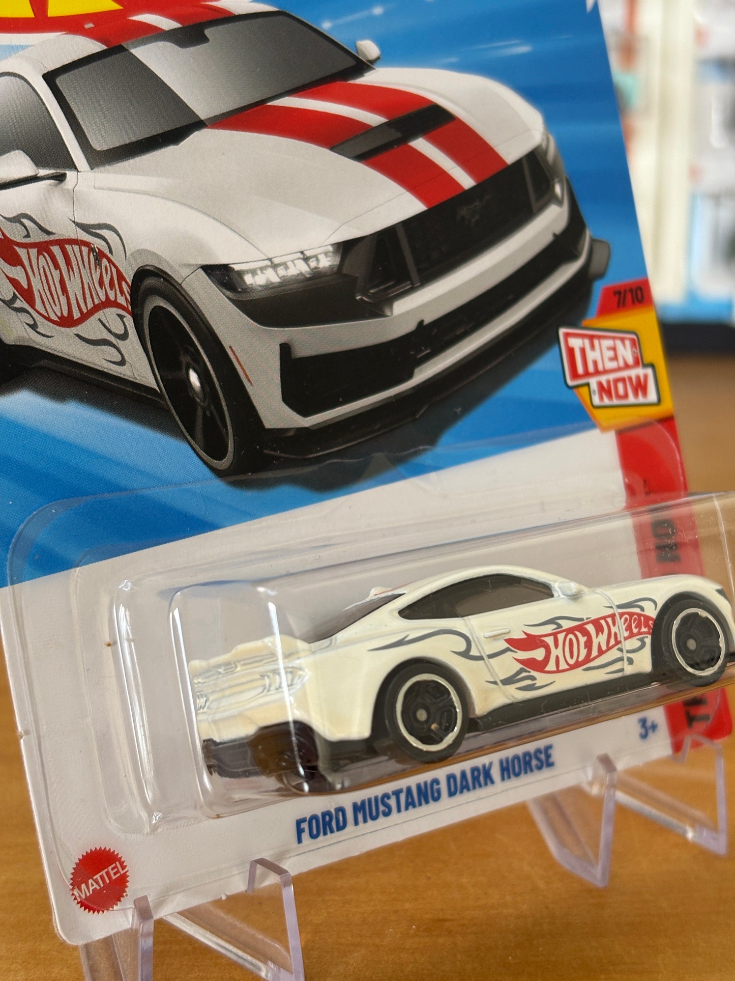 Hot Wheels Mainline / Ford Mustang Dark Horse / 2025 HW Then & Now 7/10