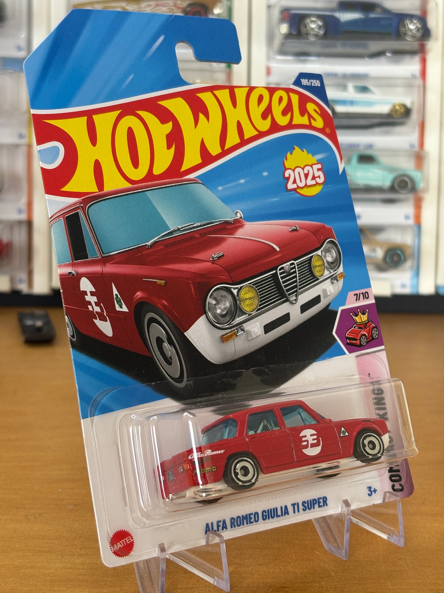 Hot Wheels Mainline / Alfa Romeo Giulia TI Super / 2025 Compact Kings 7/10