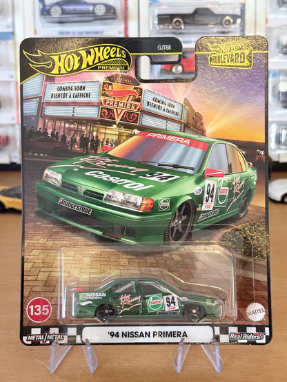 Hot Wheels '94 Nissan Primera Boulevard #135 Premium Diecast