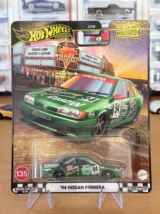 Hot Wheels '94 Nissan Primera Boulevard #135 Premium Diecast