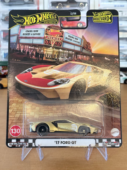 Hot Wheels '17 Ford GT Boulevard #130 Premium Diecast
