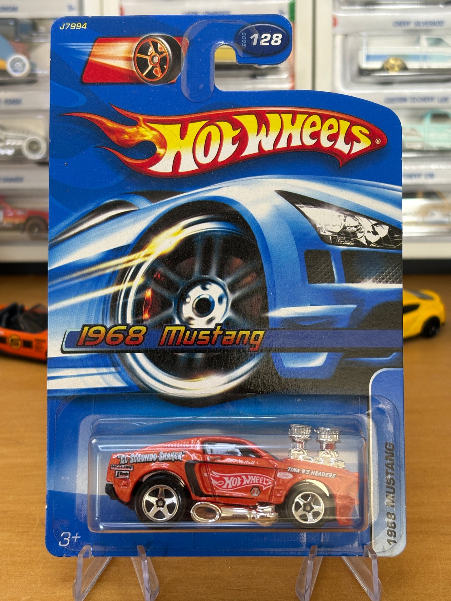 Hot Wheels Mainline / 1968 Mustang / 2006 128 (J7994)